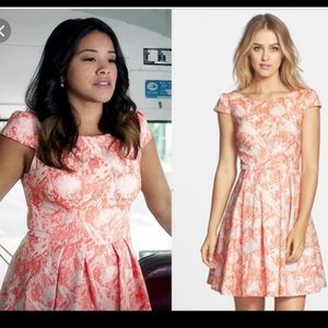 Betsey Johnson orange dress